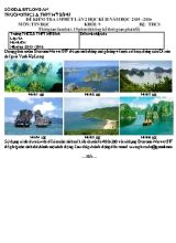 Đề kiểm tra 15p Tin học lớp 9 - Năm học 2015-2016 - Trường THCS Mỹ Bình